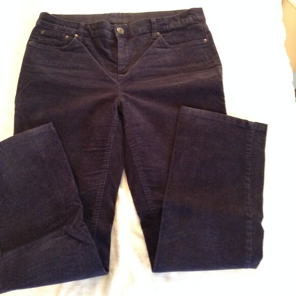 St. John's Bay Pants - St. John's Bay corduroy with elastic waist 13-14